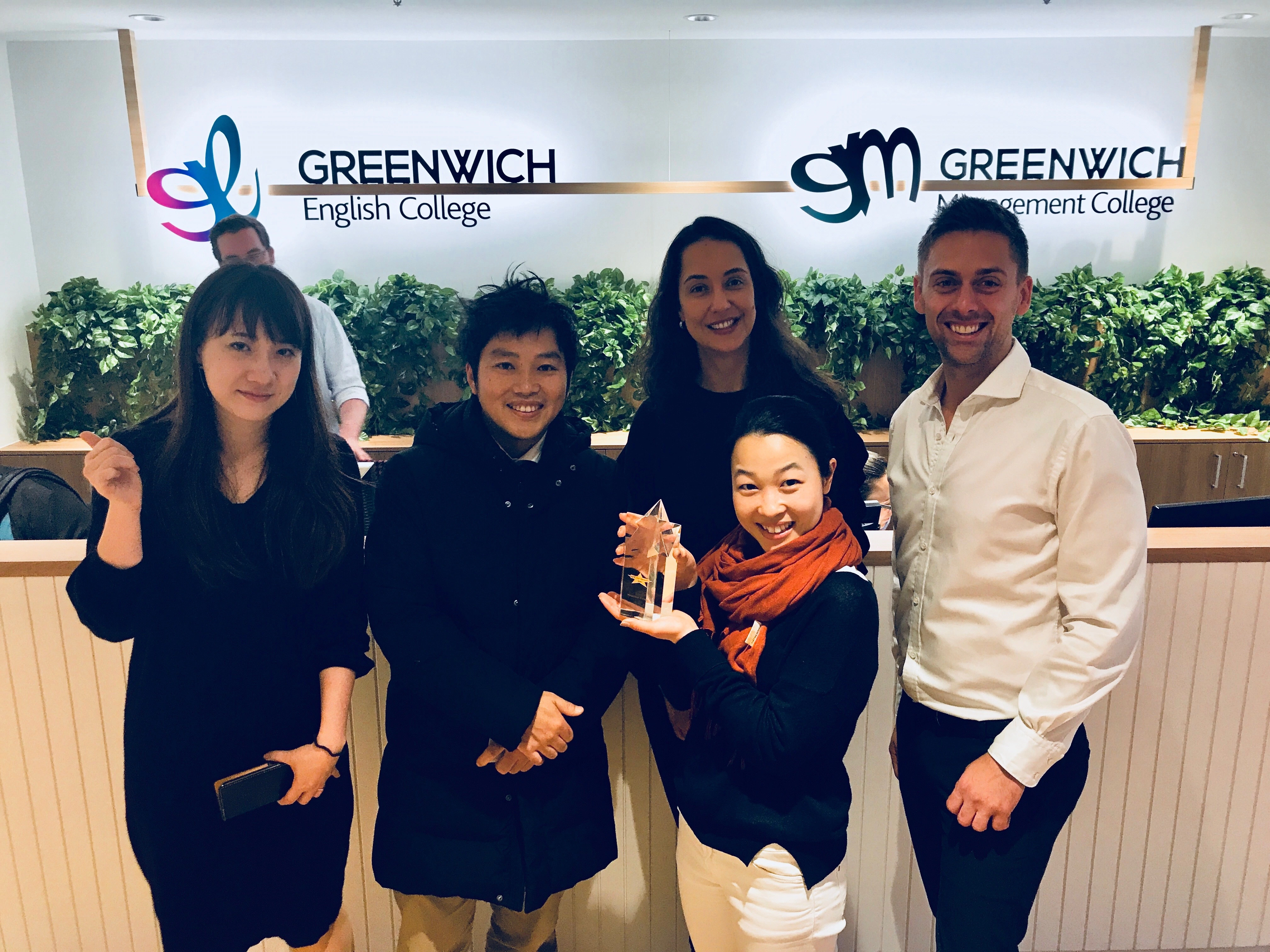 Greenwich College レセプション